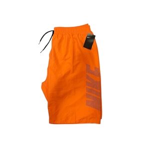Nike Orange Swim Trunks
